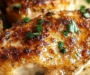 Crispy Parmesan Chicken with a Dreamy Garlic Cream Sauce: An Incredible 5-Star Recipe